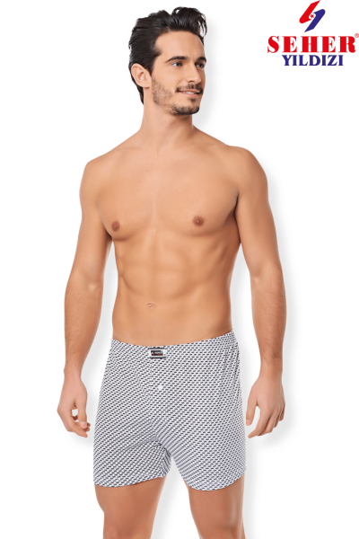 0007 Seher Erkek Desenli Boxer 5'li (1)
