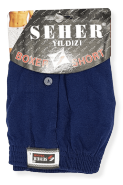 0008 Seher Erkek Düz Boxer 5'li Lacivert (1)