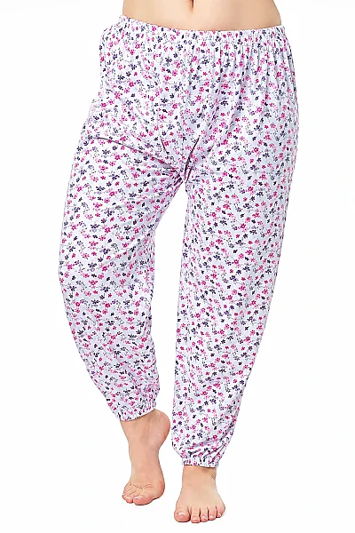 0065 Seher Kadın Emprime Pijama Lastikli 10'lu Paket