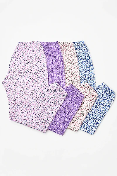 0065 Seher Kadın Emprime Pijama Lastikli 10'lu Paket (1)
