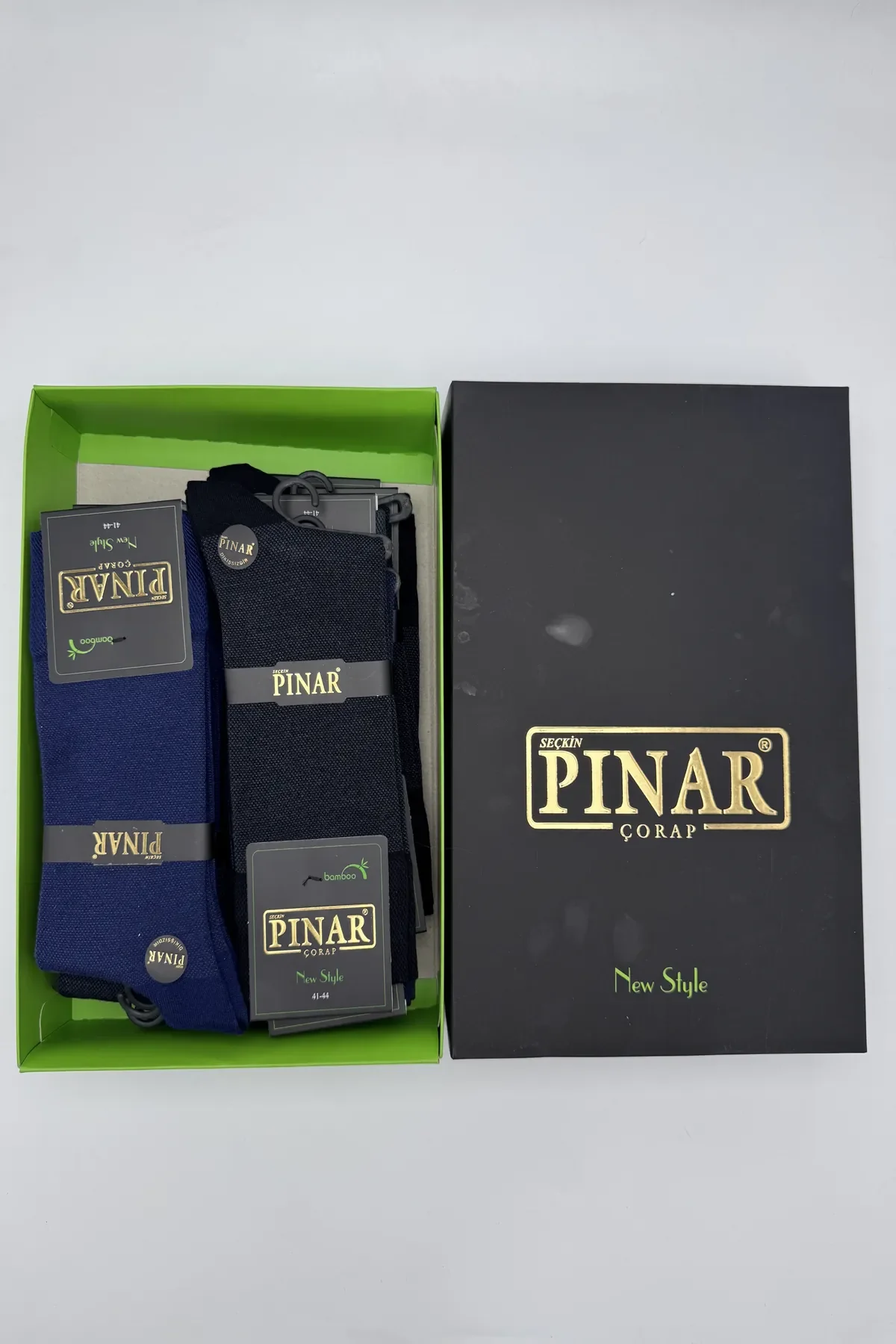 0111 Pınar Erkek Bambu Kutulu Çorap 12'li M10 - 5