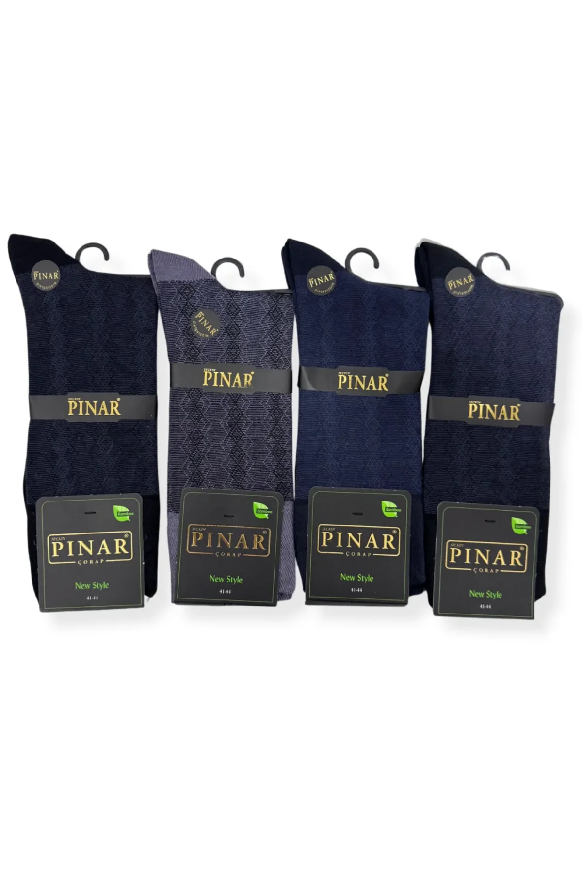 0111 Pınar Erkek Bambu Kutulu Çorap 12li M20 - 1