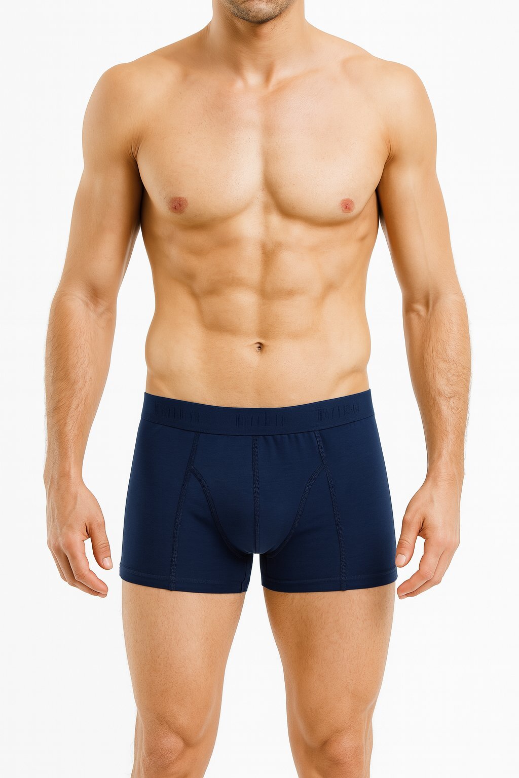 0114 Tutku Erkek Elastan Boxer 6'lı Lacivert - 7