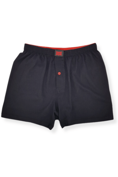 0117 Tutku Erkek Penye Düz Boxer 5’li Paket Karışık Renk - 2