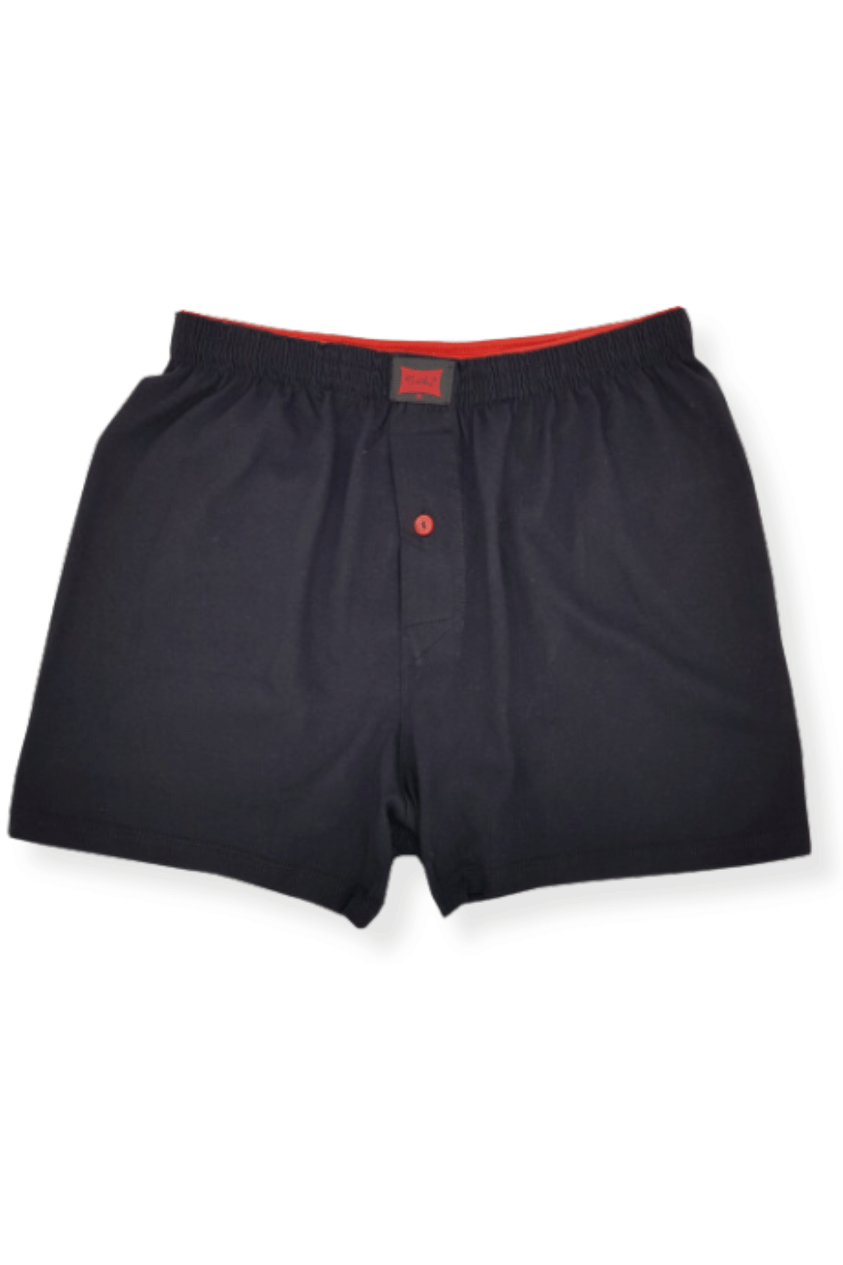 0117 Tutku Erkek Penye Düz Boxer 5’li Paket Karışık Renk - 2