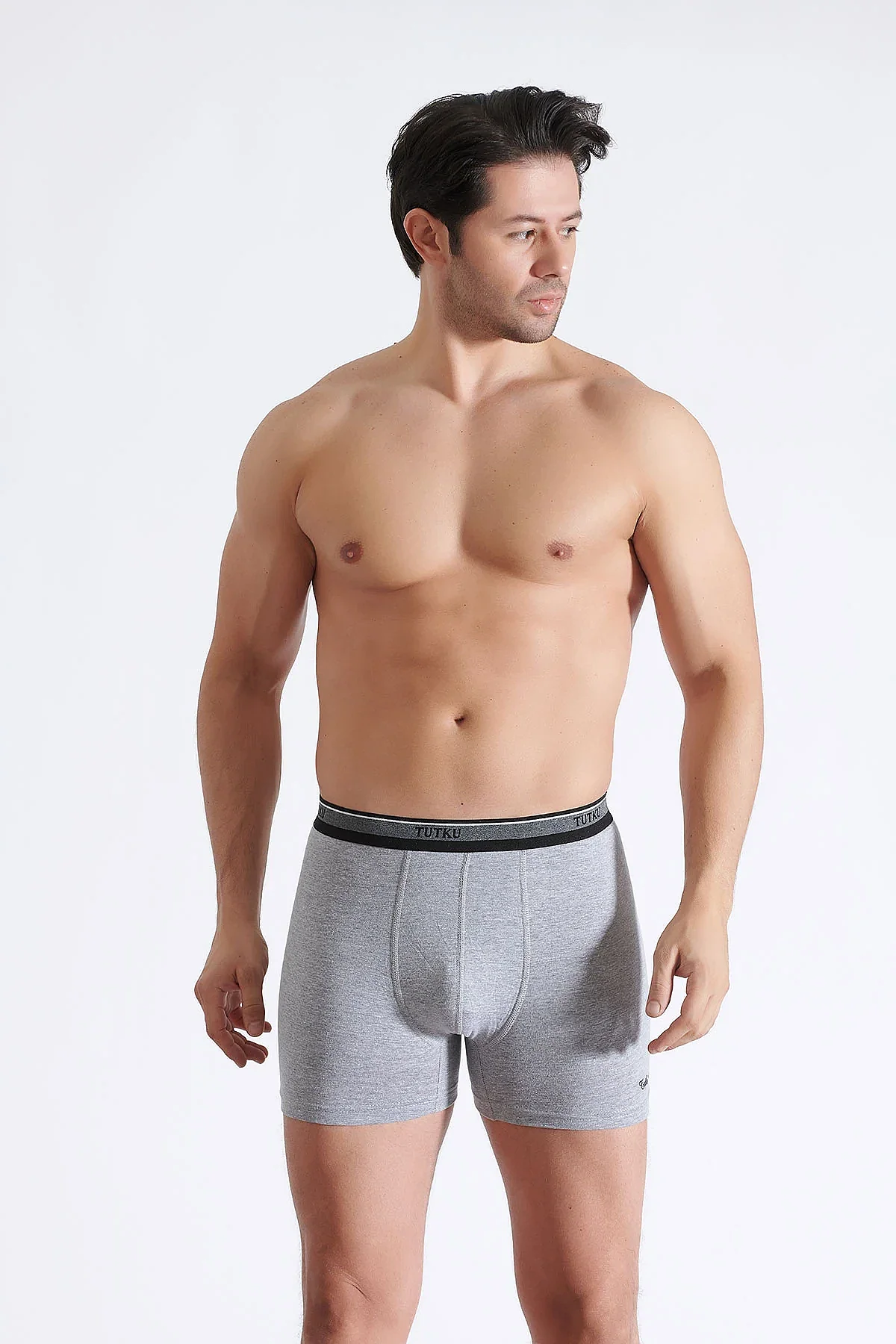 0123 Tutku Erkek Lion Spor Boxer 6'lı - 14