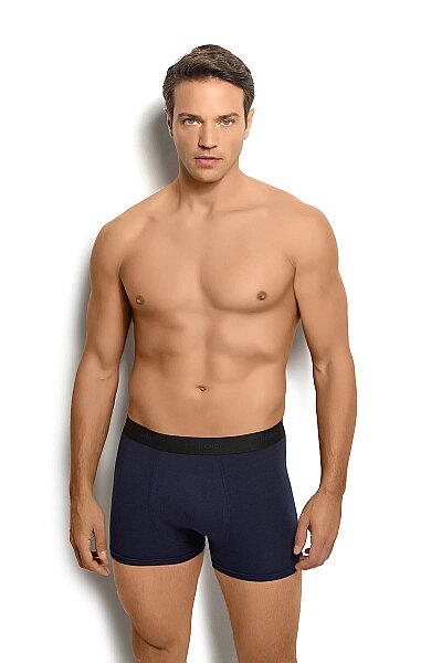 0321 Jiber Erkek Modal Pamuk Boxer 6lı Lacivert