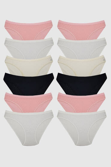 0553 Tutku Kadın Sofia Bikini 12'li Paket - 5