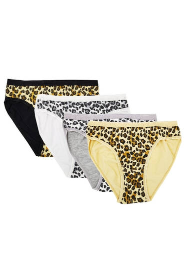 0740 Tutku Kadın Leopar Bikini 12'li Paket - 3