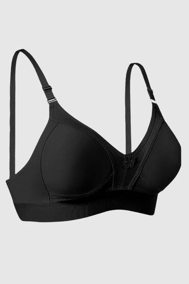1010 Ebru Geniş Lastik Penye Toplayıcı 6'lı Paket Siyah