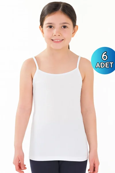 2520 Berrak Kız Ribana İp Askılı 6'lı Paket (1)
