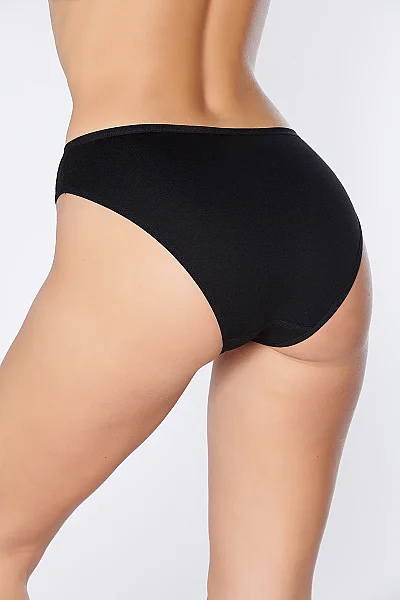 2711 Elit Kadın Bambu Düz Bikini 12li - 5