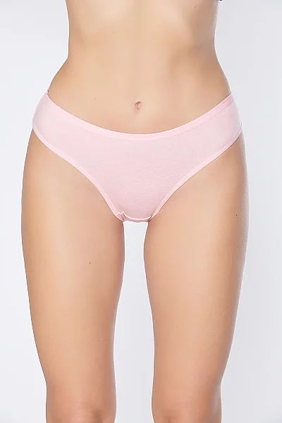 2711 Elit Kadın Bambu Düz Bikini 12li - 10