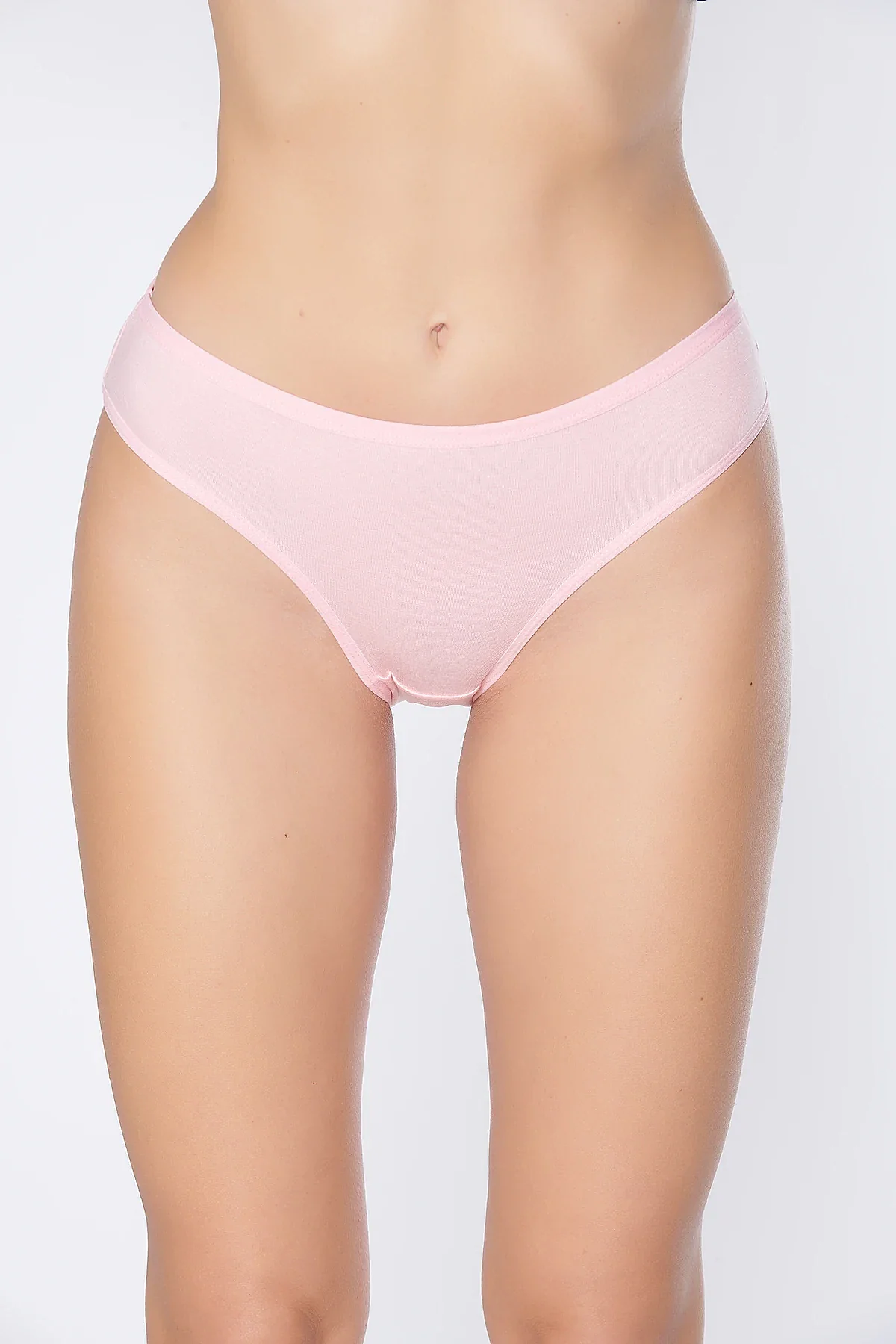 2711 Elit Kadın Bambu Düz Bikini 12li - 10