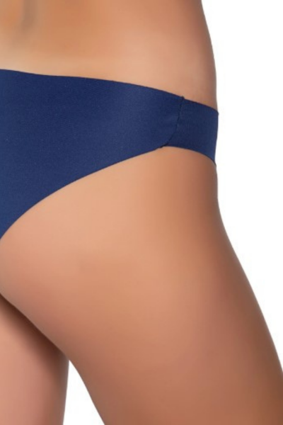 3075 Gümüş Kadın Görünmez Bikini 12'li Paket Lacivert - 4