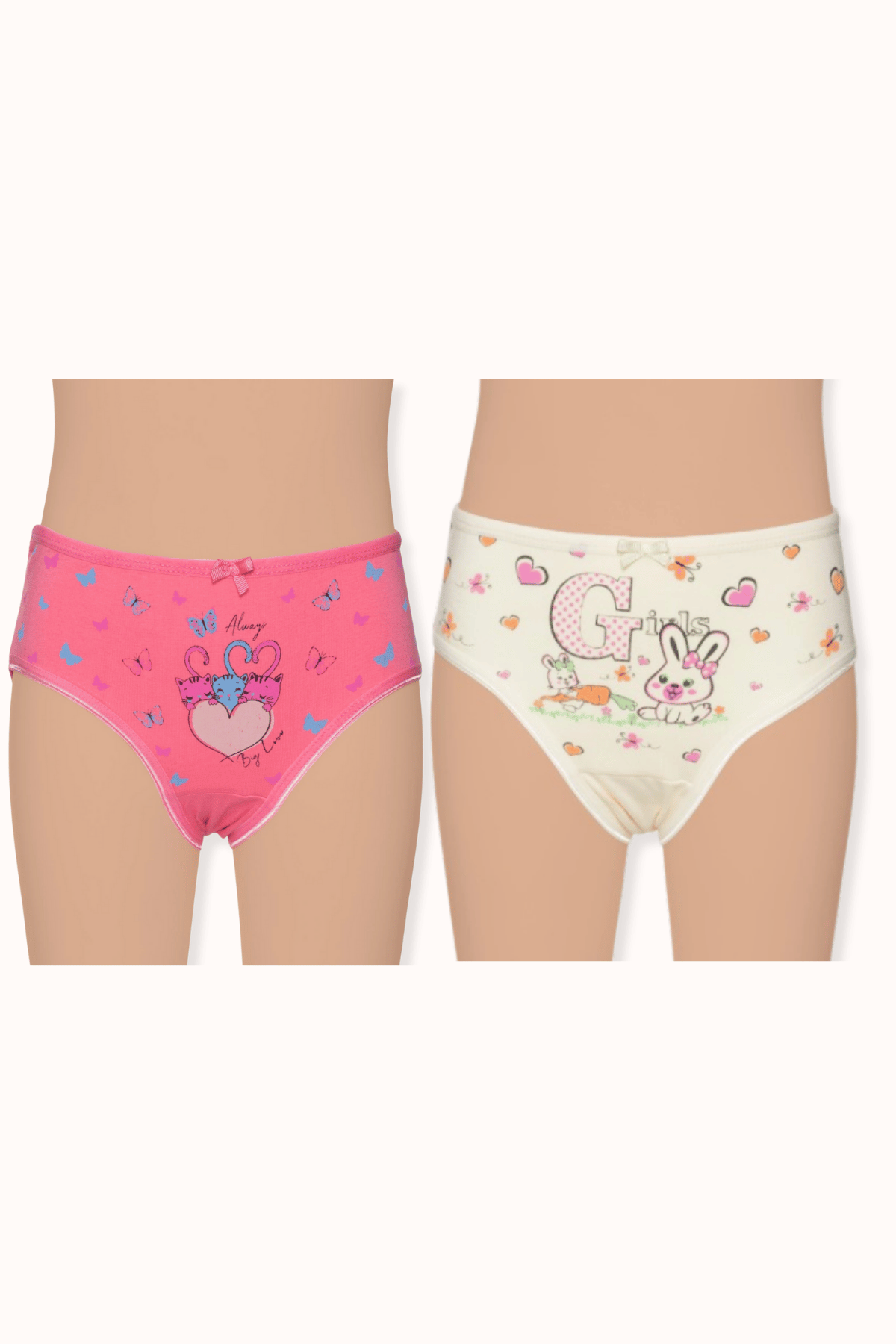 3091 Gümüş Kız Baskılı Bikini 12'li Paket - 2
