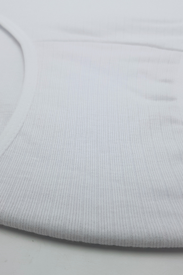 3092 Gümüş Kadın Çizgili Bato 12'li Paket Beyaz - 3