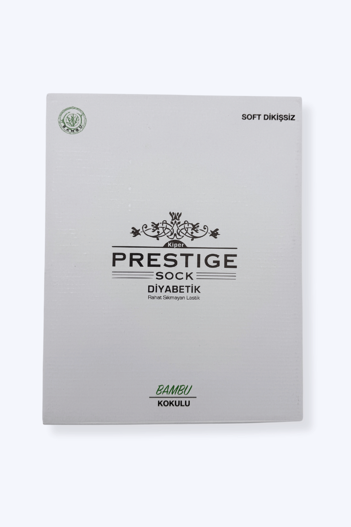 40-44 Prestıge Bambu Diyabetik Çorap 12'li Paket - 5