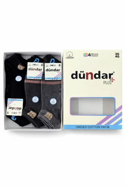 4308 Dündar Kadın Cotton Patik M-3 (1)