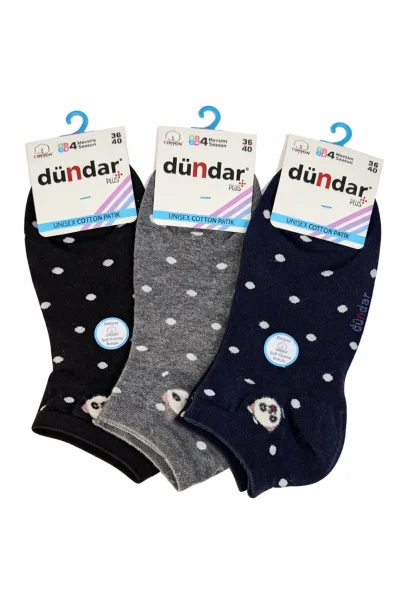 4308 Dündar Kadın Cotton Patik M-4