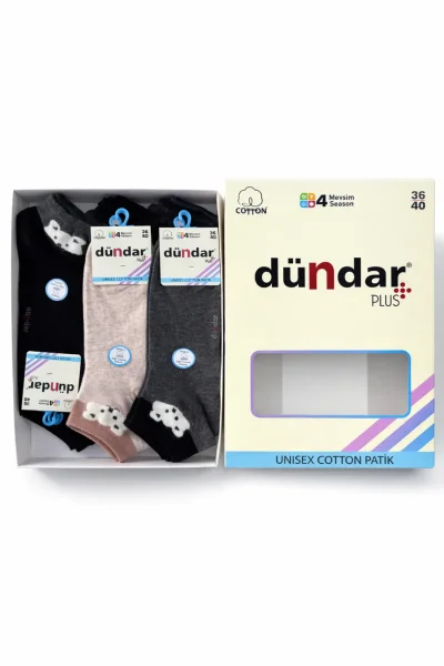 4308 Dündar Kadın Cotton Patik M-5 (1)