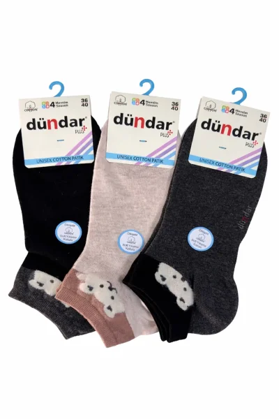 4308 Dündar Kadın Cotton Patik M-5