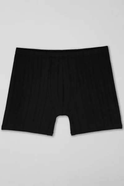 4432 Berrak Erkek Bamboo Boxer 10'lu Siyah (1)