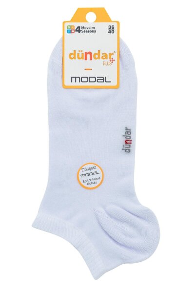 4506 Dündar Modal Patik 12li Beyaz