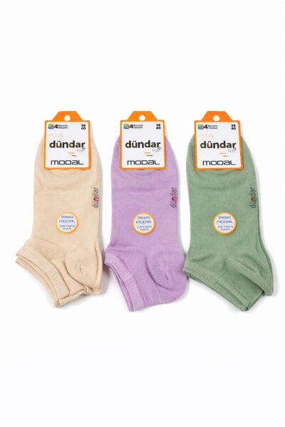 4506 Dündar Modal Patik 12li Karışık (a) - 3