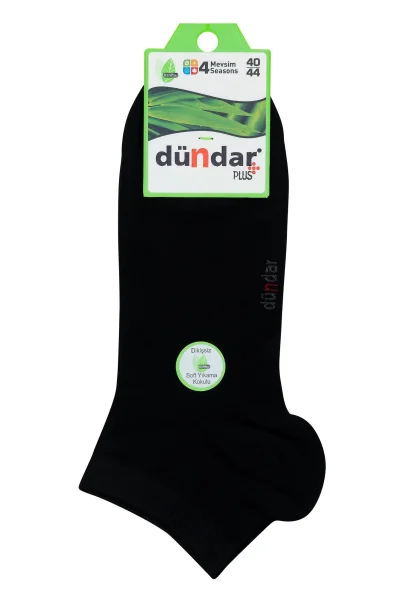 4605 Dündar Erkek Bambu Patik 12'li Siyah 