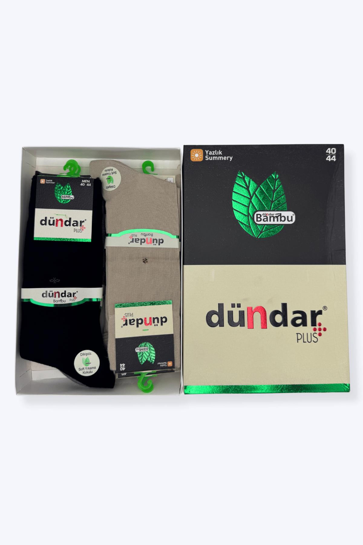 5534 Dündar Erkek Bambu Penye Çorap 12'li Paket Asorti - 2