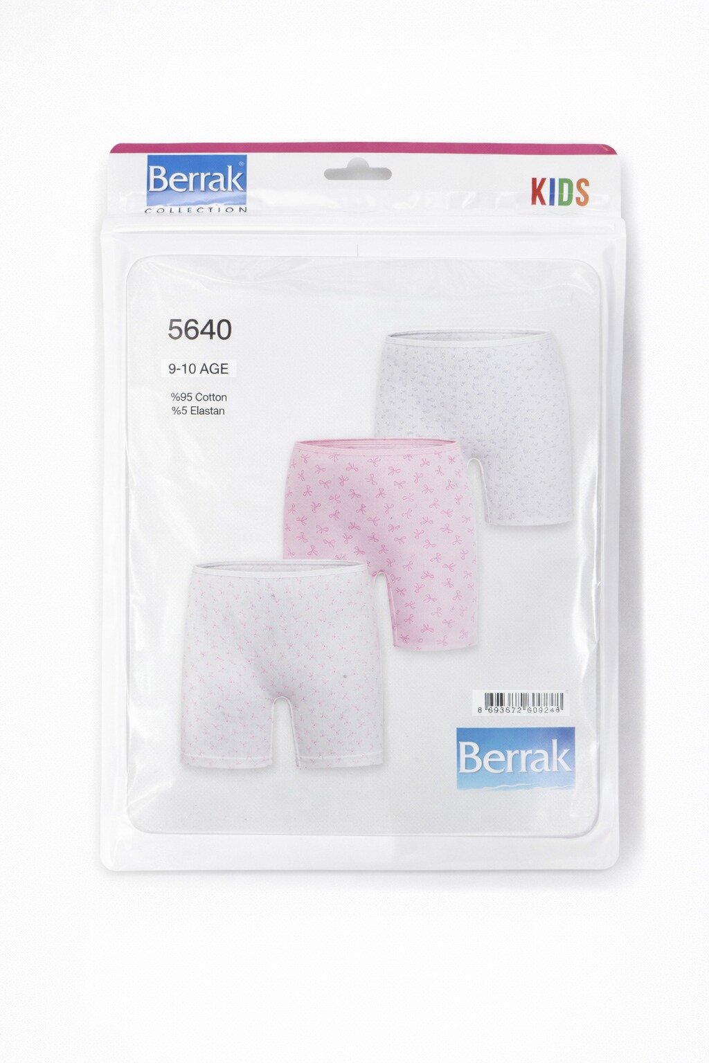 5640 Berrak Kız Çocuk Boxer 3lü - 2