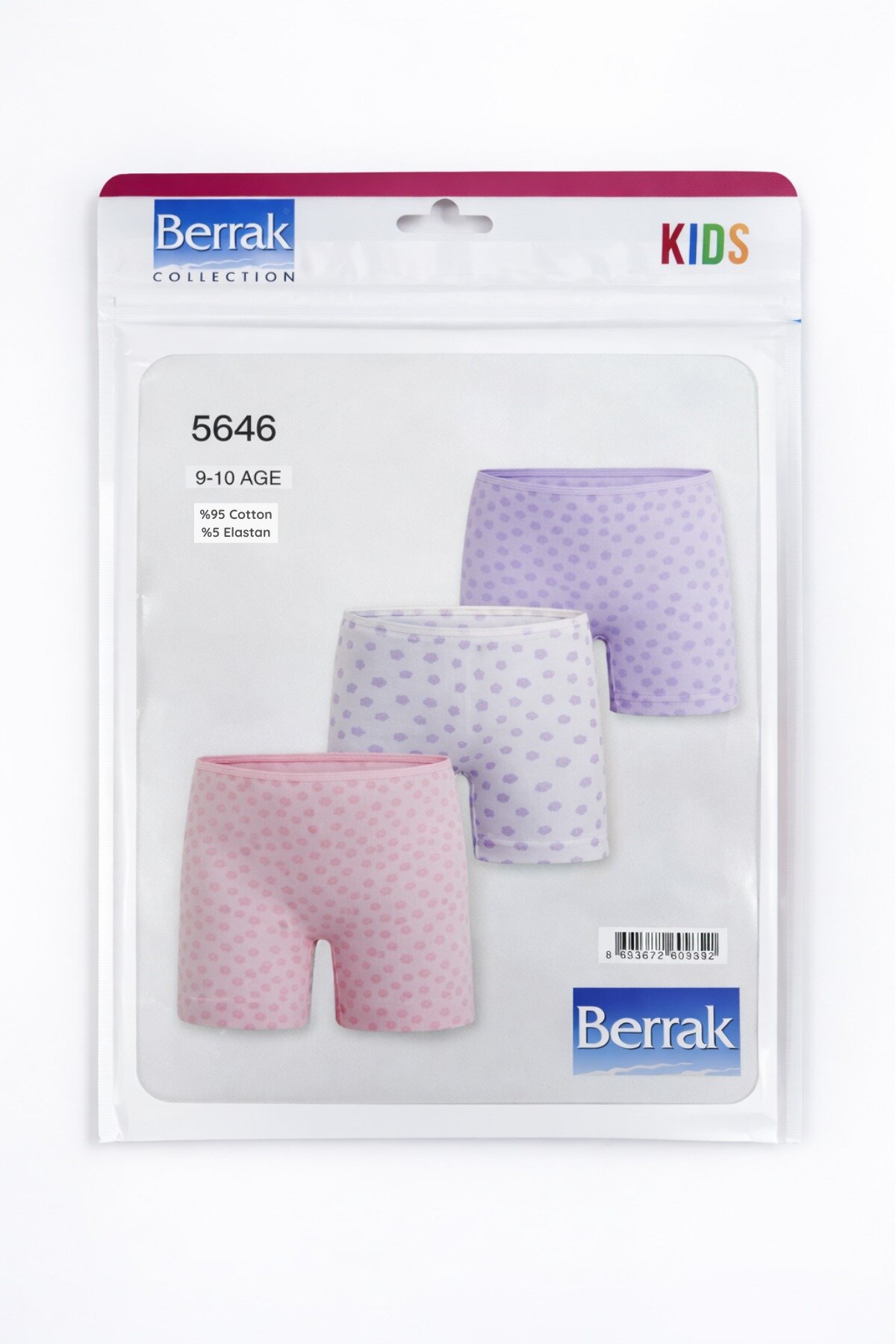 5646 Berrak Kız Çocuk Boxer 3lü - 2
