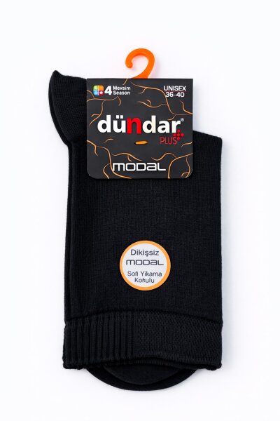 5725 Dündar Kadın Modal Soket Çorap 12'li Siyah 