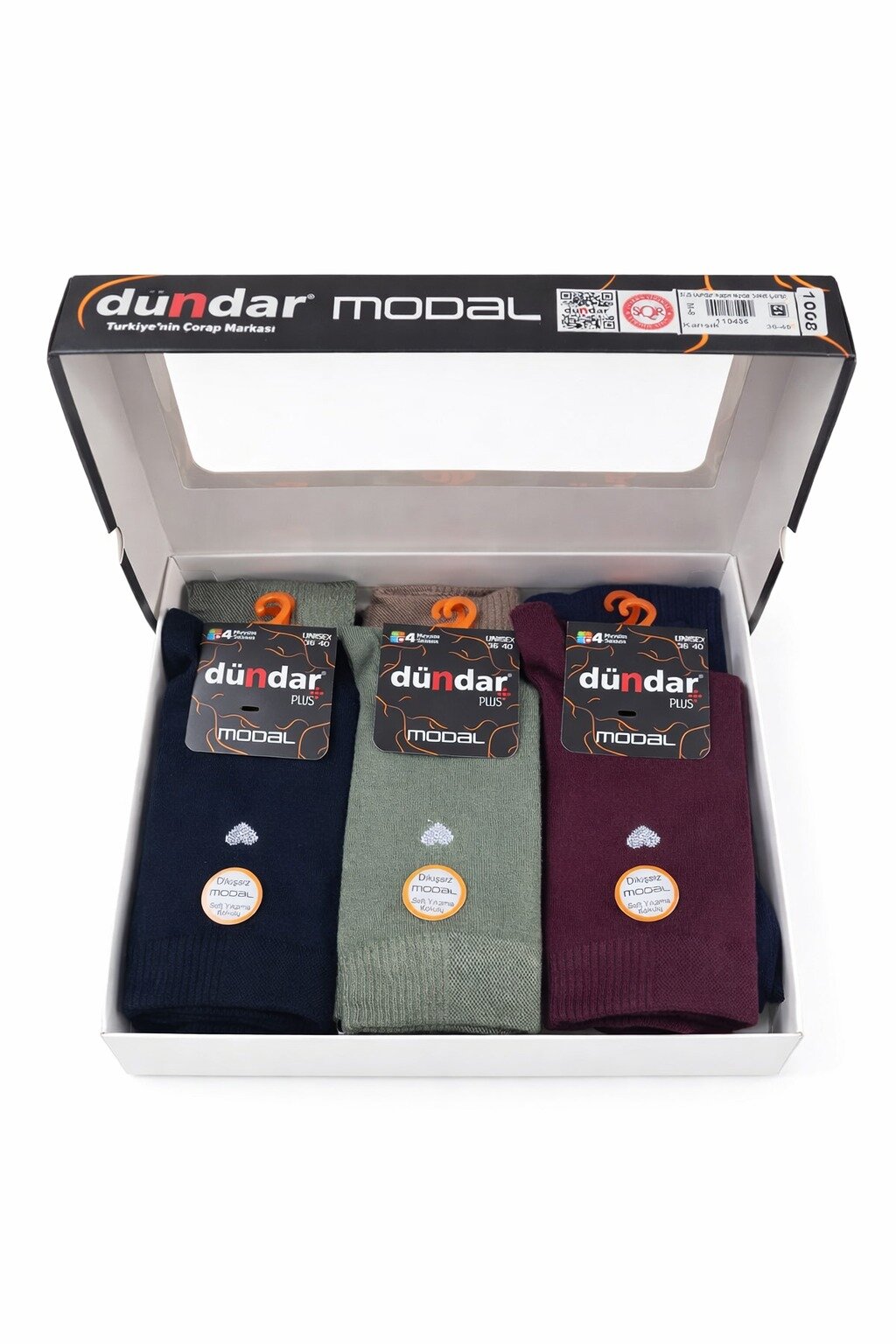 5725 Dündar Kadın Modal Soket Çorap M-8 - 2