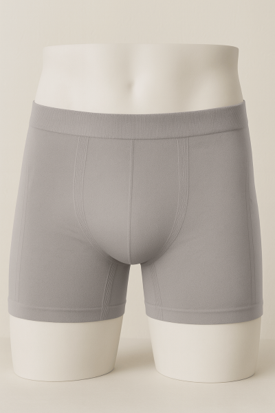 600 Layza Form Erkek Dikişsiz Boxer Gri (1)