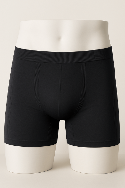 600 Layza Form Erkek Dikişsiz Boxer Siyah (1)