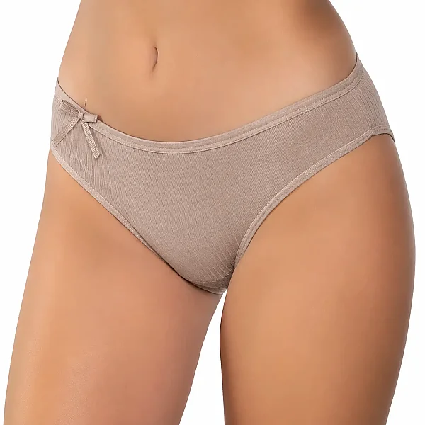 6095 Gümüş Kadın Bikini 12'li Vizon