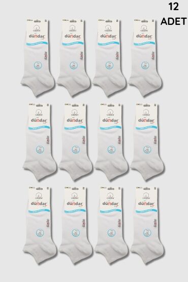 6500 Dündar Comfort Penye Patik 12'li Beyaz - 2