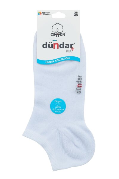 6500 Dündar Comfort Penye Patik 12'li Beyaz 