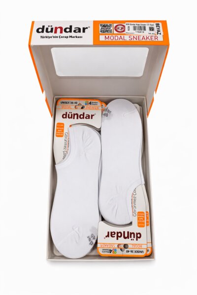 6876 Dündar Modal Sneaker 12li Beyaz (1)