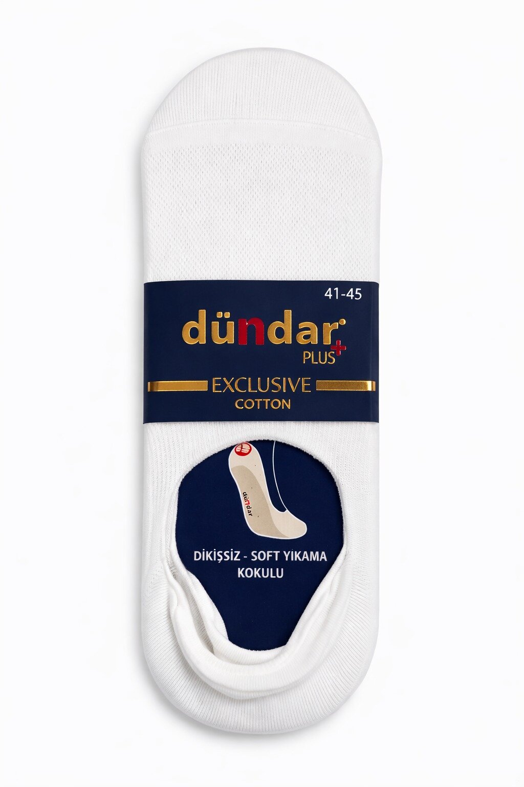 6906 Dündar Erkek Exculusive Cotton Babet 12li Beyaz - 1