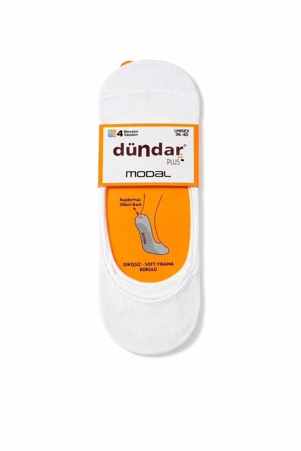 6913 Dündar Modal Babet 12li Beyaz - 3