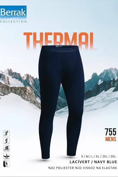 755 Berrak Erkek Termal Alt Lacivert