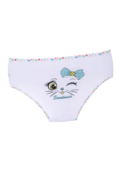833 Tutku Kız Elastan Arkası Baskılı Bikini 12'li Paket Asorti (1)