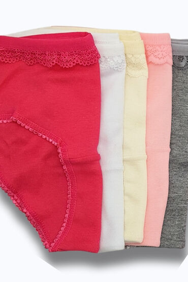 834 Tutku Kız İncebel Pınar Bikini 12'li Paket Asorti - 4