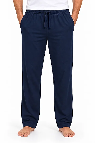 9905 Seamlife Erkek Düz Pijama Altı Lacivert