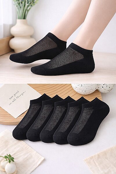 Active Çocuk Patik 12'li Paket Siyah 