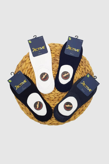 Active Erkek Bambu Slikonlu Babet 12'li Paket Asorti