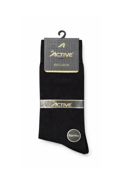 Active Erkek Bambu Yazlık Çorap 12li Siyah